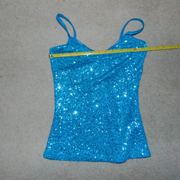 Balera Blue Sequin Camisole MA - Picture 6 of 6